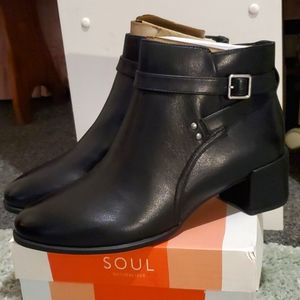 Soul Naturalizer Booties, 9W Black, NEW